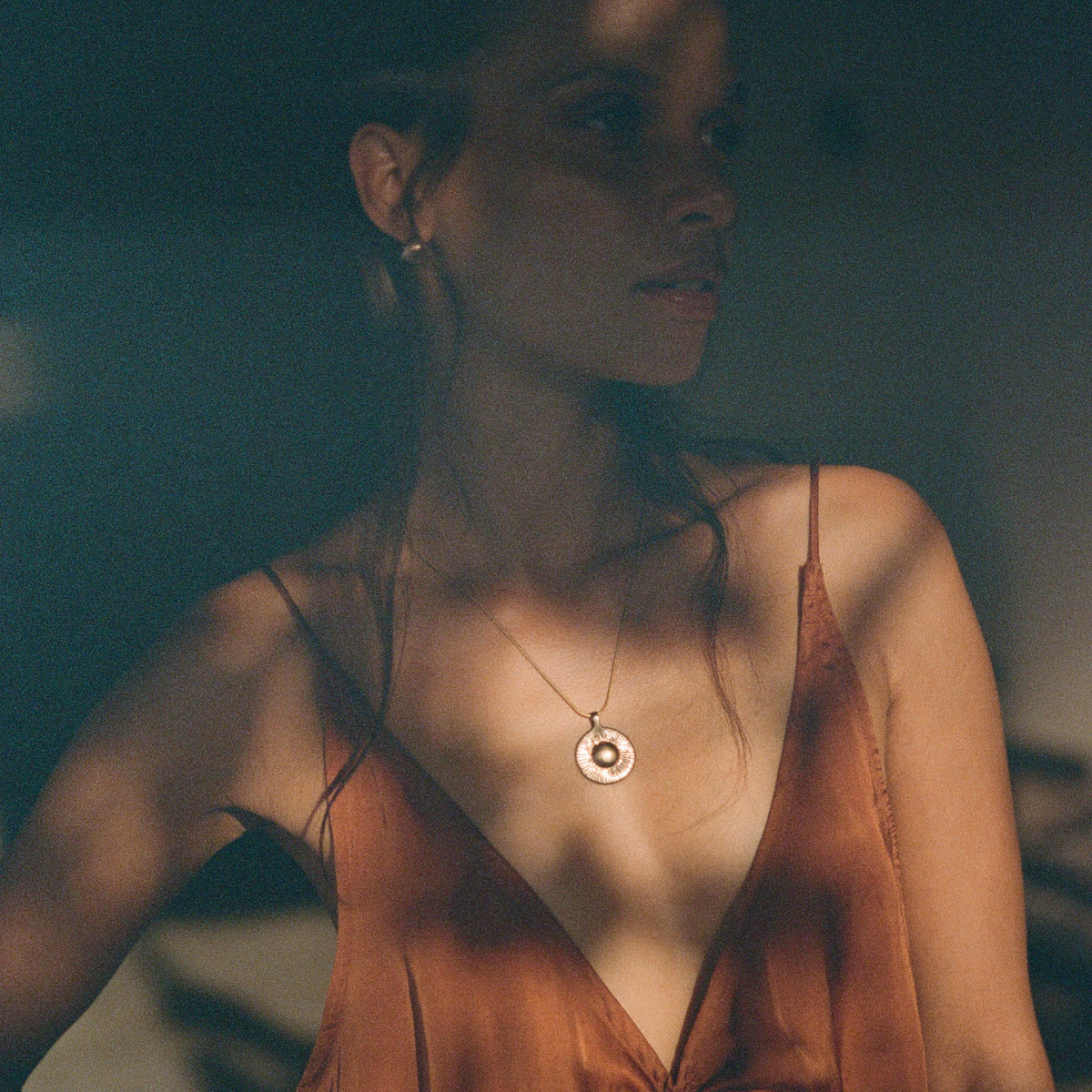 Heart of the Sun Necklace | Gold