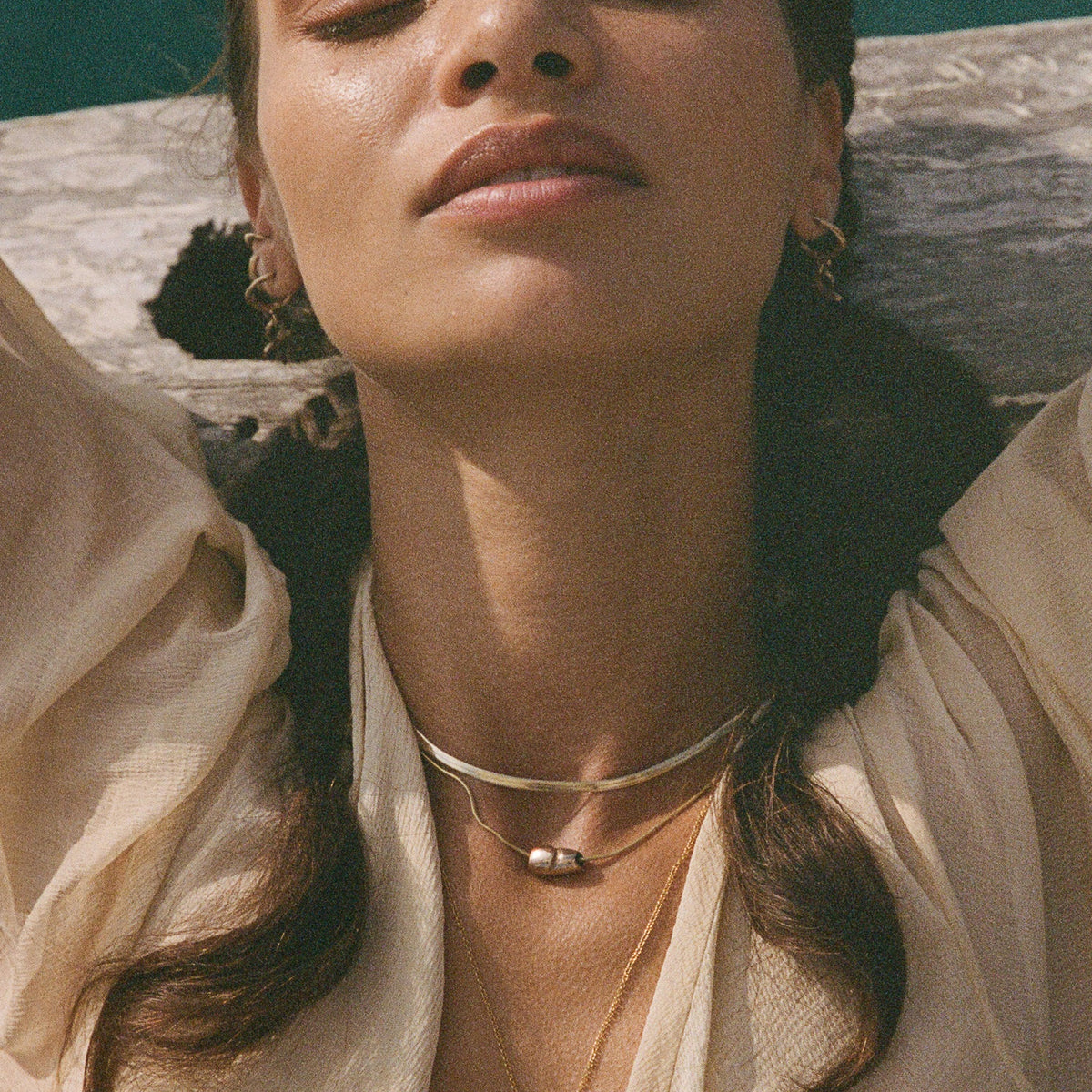 Fehu 2.5mm Herringbone Necklace