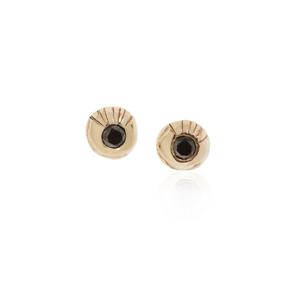 Temple Black Diamonds Studs