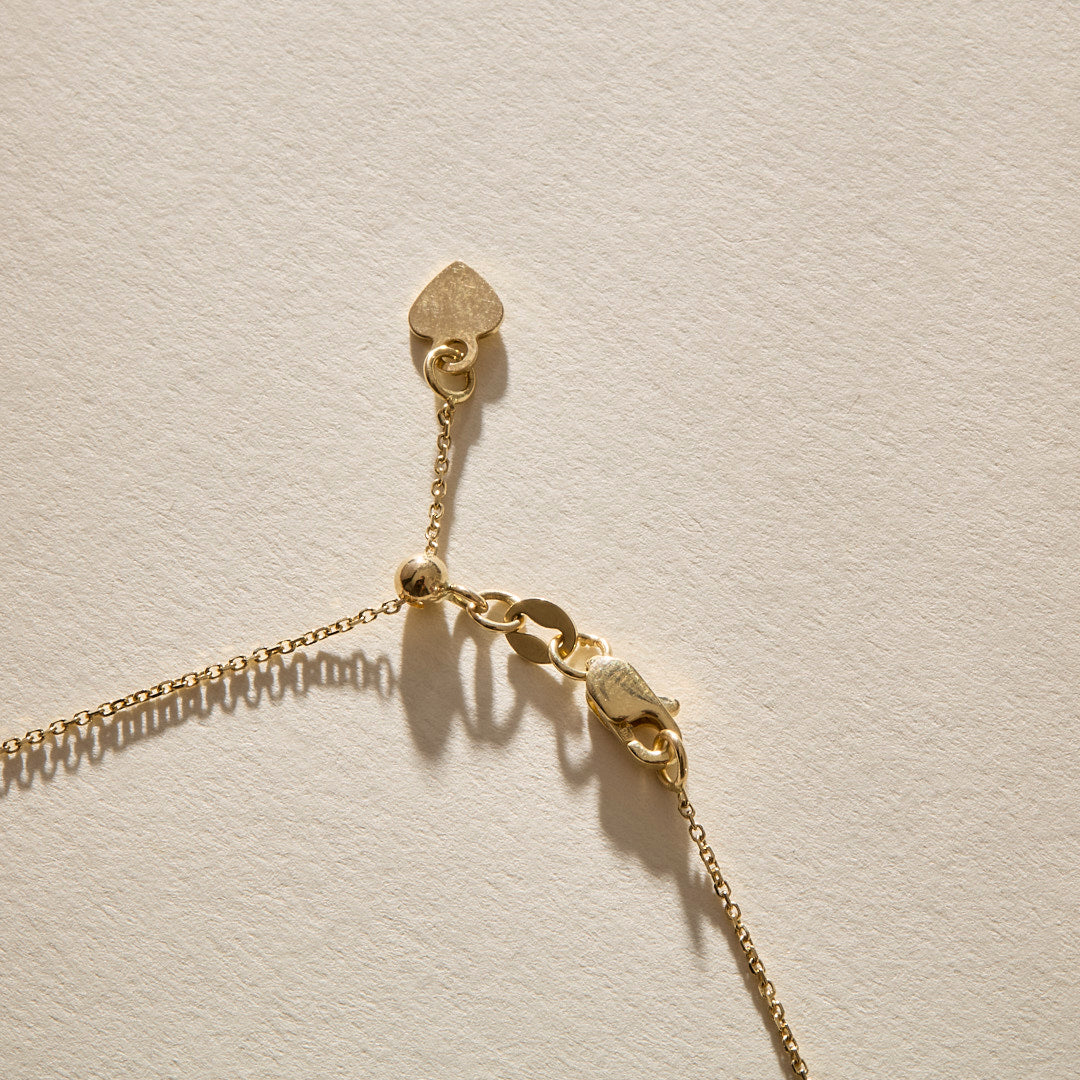 Serpent Mini Charm Necklace | Gold