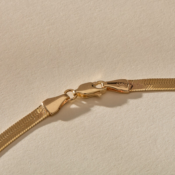 Fehu 4.5mm Herringbone Necklace