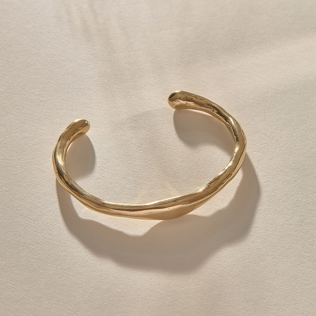 Bone Cuff | Gold
