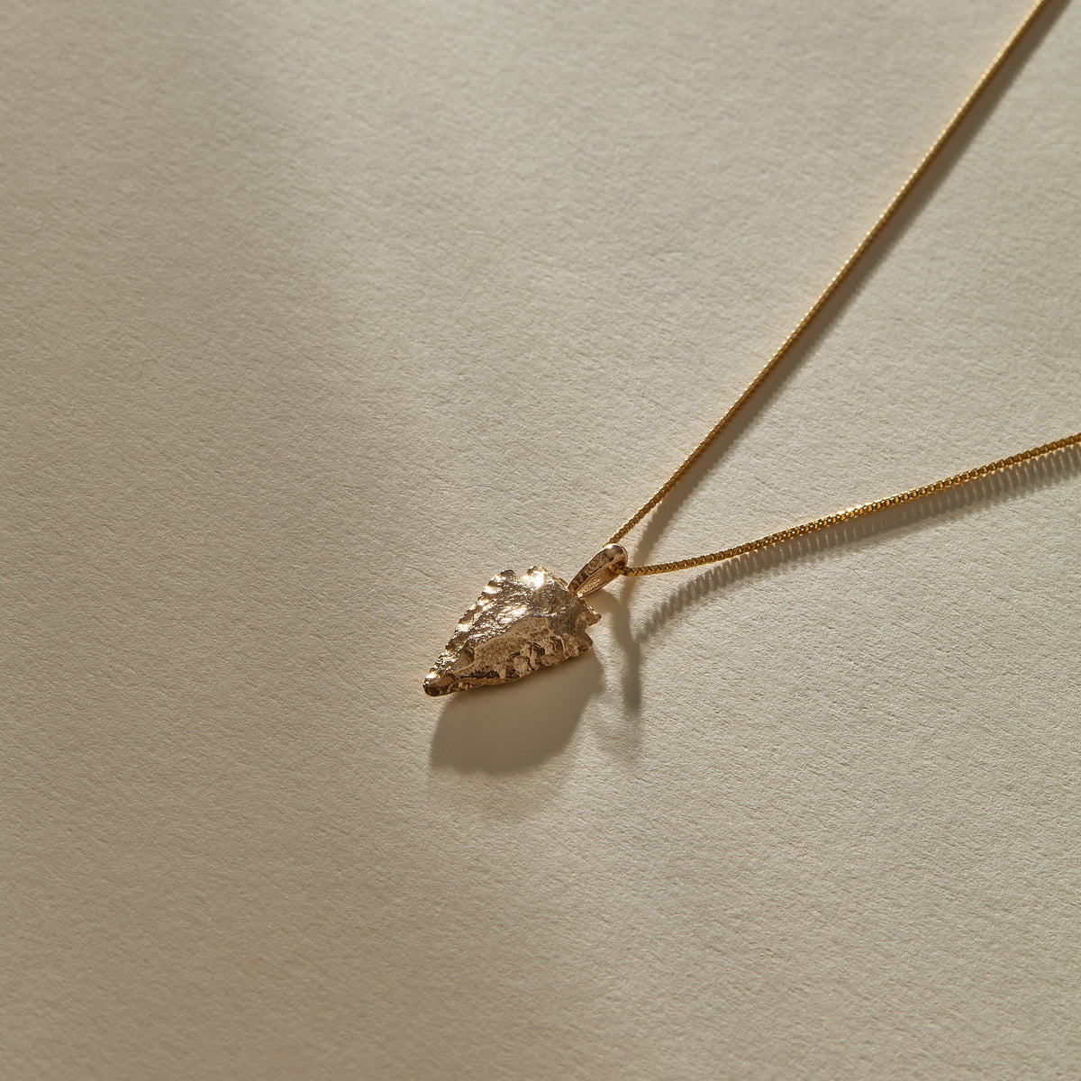 Arrowhead Necklace | Bronze