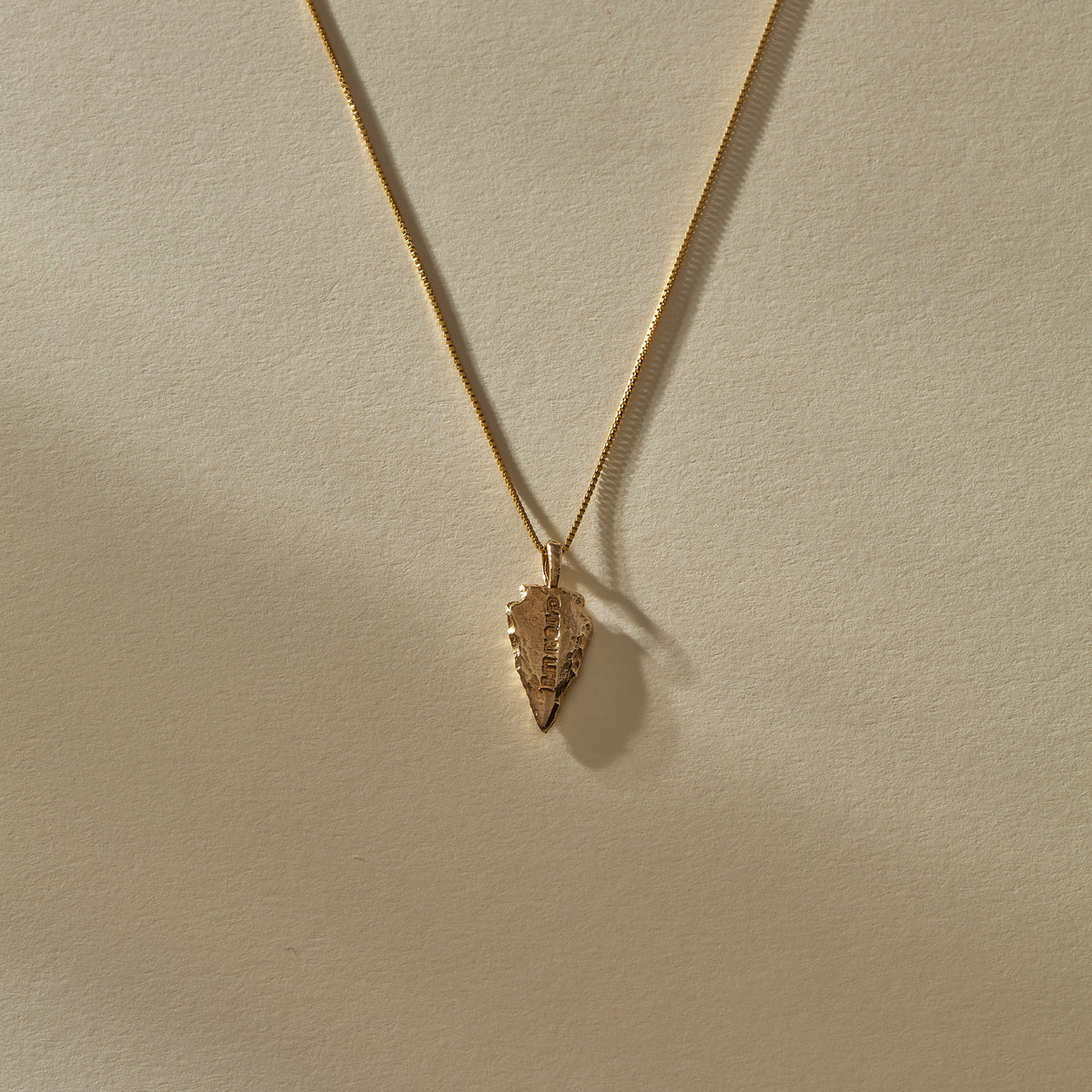 Arrowhead Necklace | Bronze
