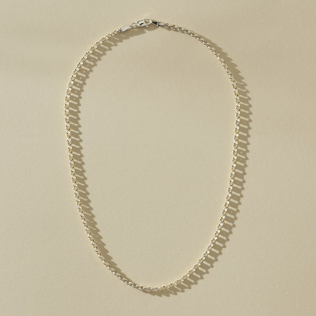 Eterna Rolo Chain Necklace | Silver