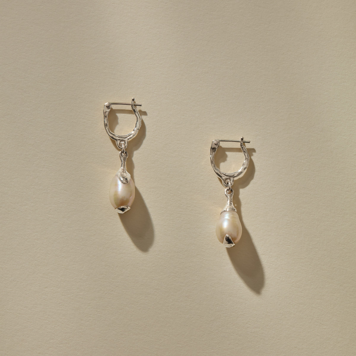 Luar Drop Earrings | Silver