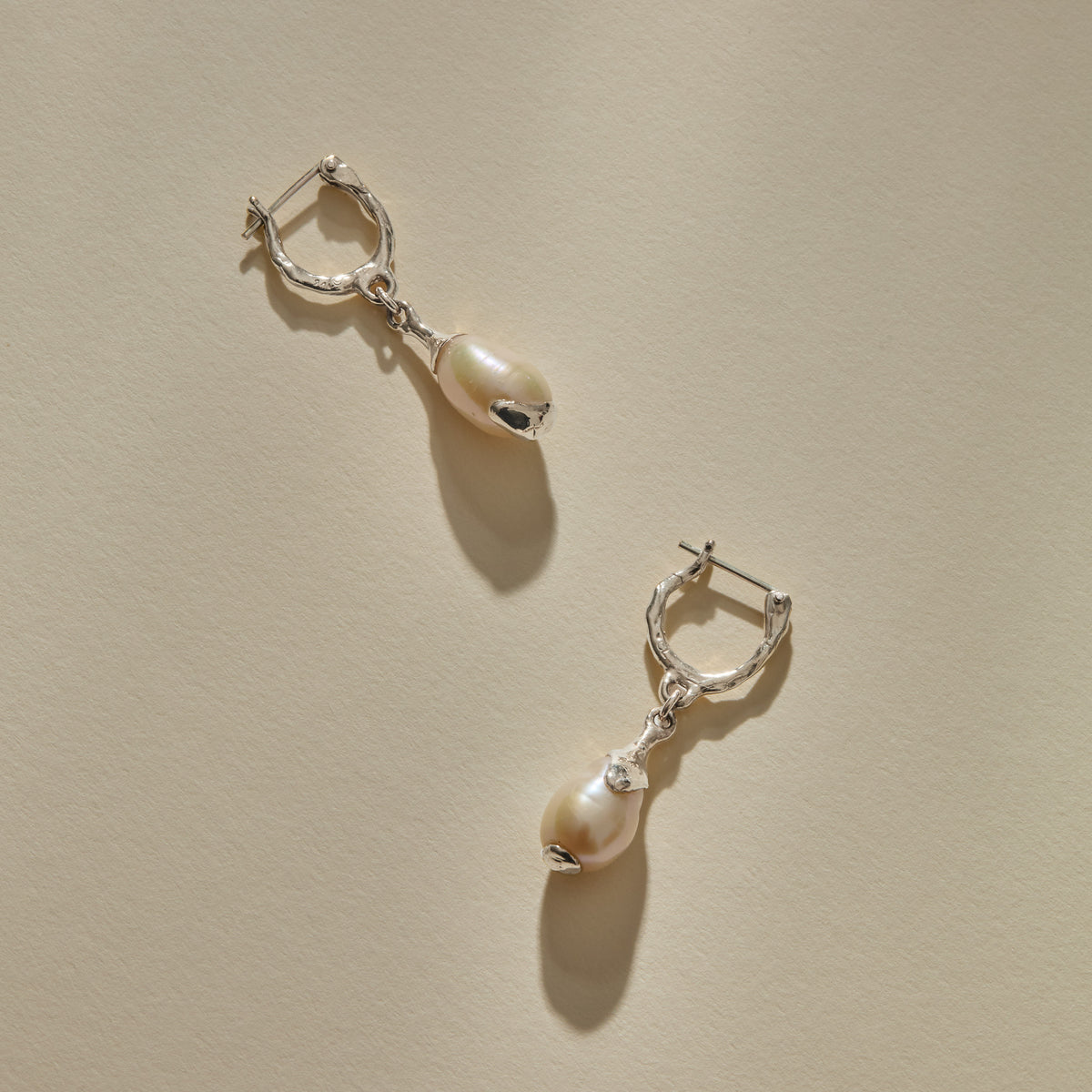 Luar Drop Earrings | Silver