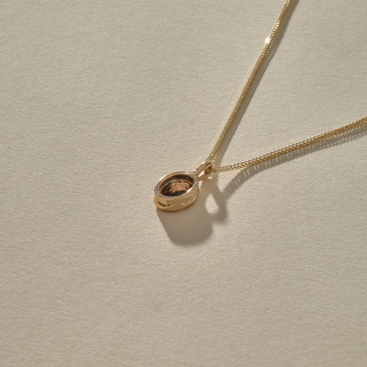 Calypso Smoky Quartz Necklace | Gold