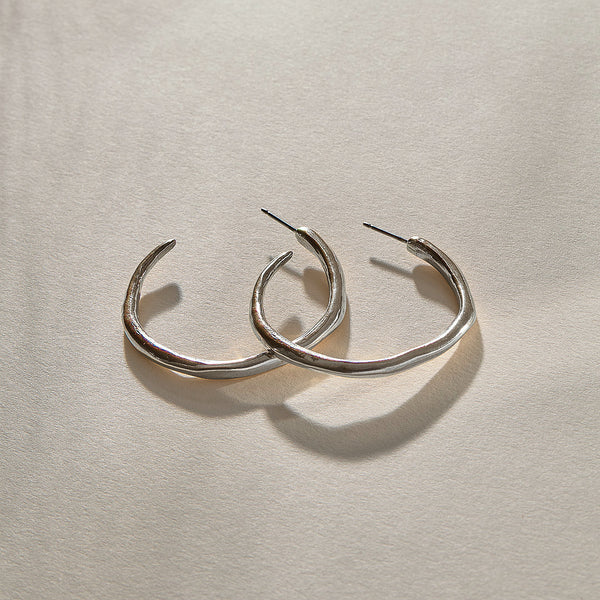 Gitana Hoops | Silver