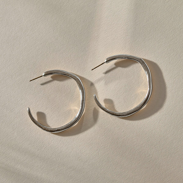 Gitana Hoops | Silver