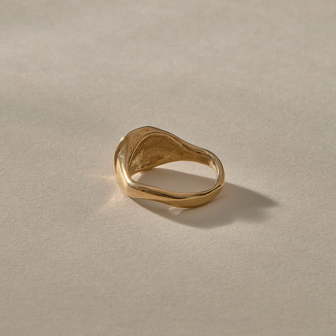 Neptune Shell Ring | Gold