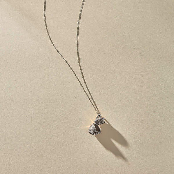 Orphic Egg Capsule Necklace | Gold