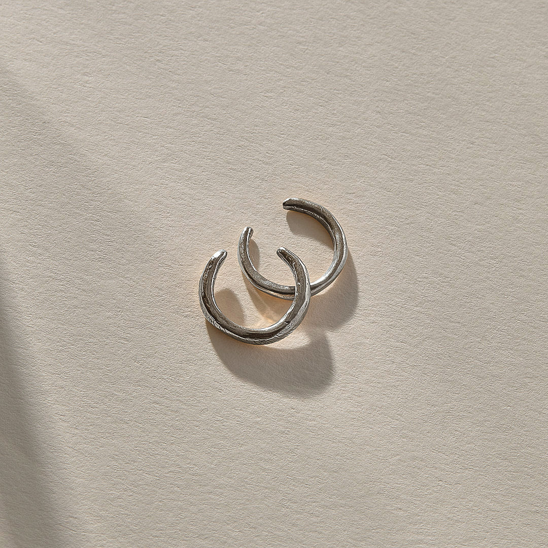 Padma Cuff Set | Silver