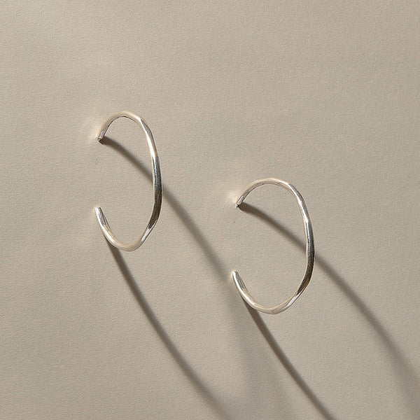Paloma Hoops | Silver