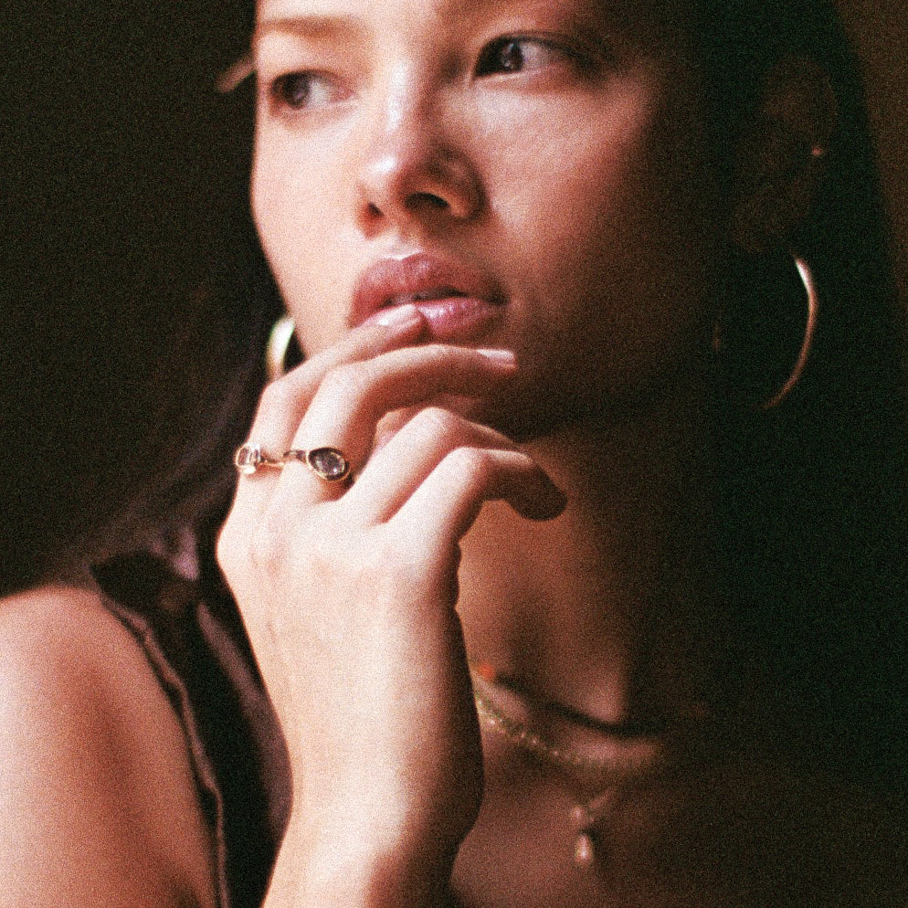 Oria Diamond Signet Ring | OOAK