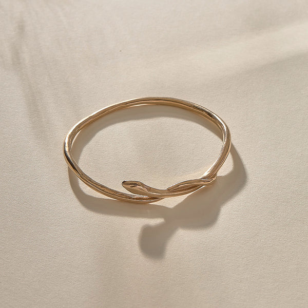 Serpent Bangle | Bronze