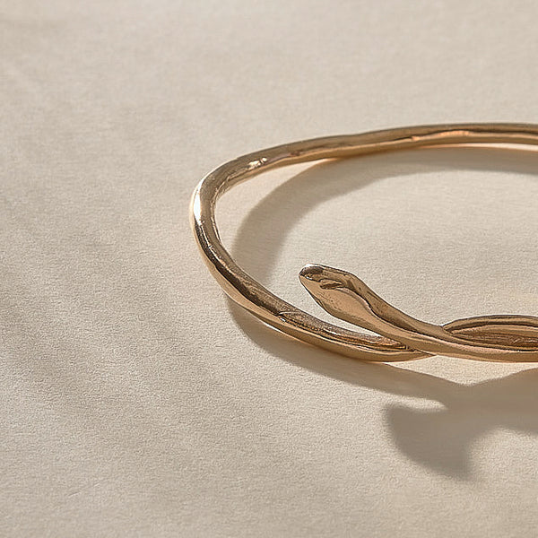 Serpent Bangle | Bronze