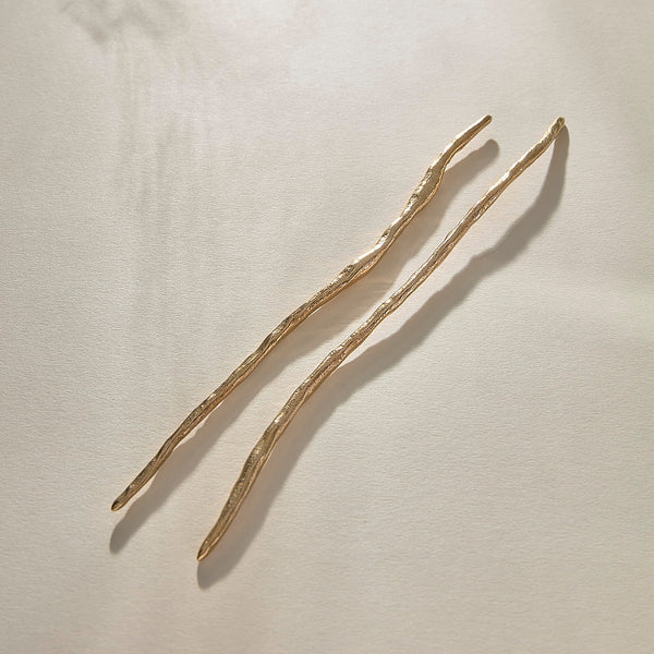 Wabi Hair Sticks | Gold