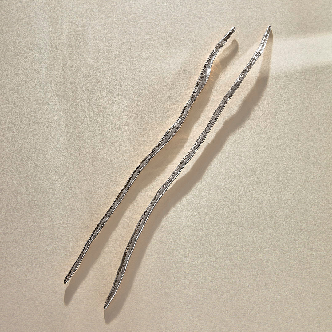 Wabi Hair Sticks | Silver