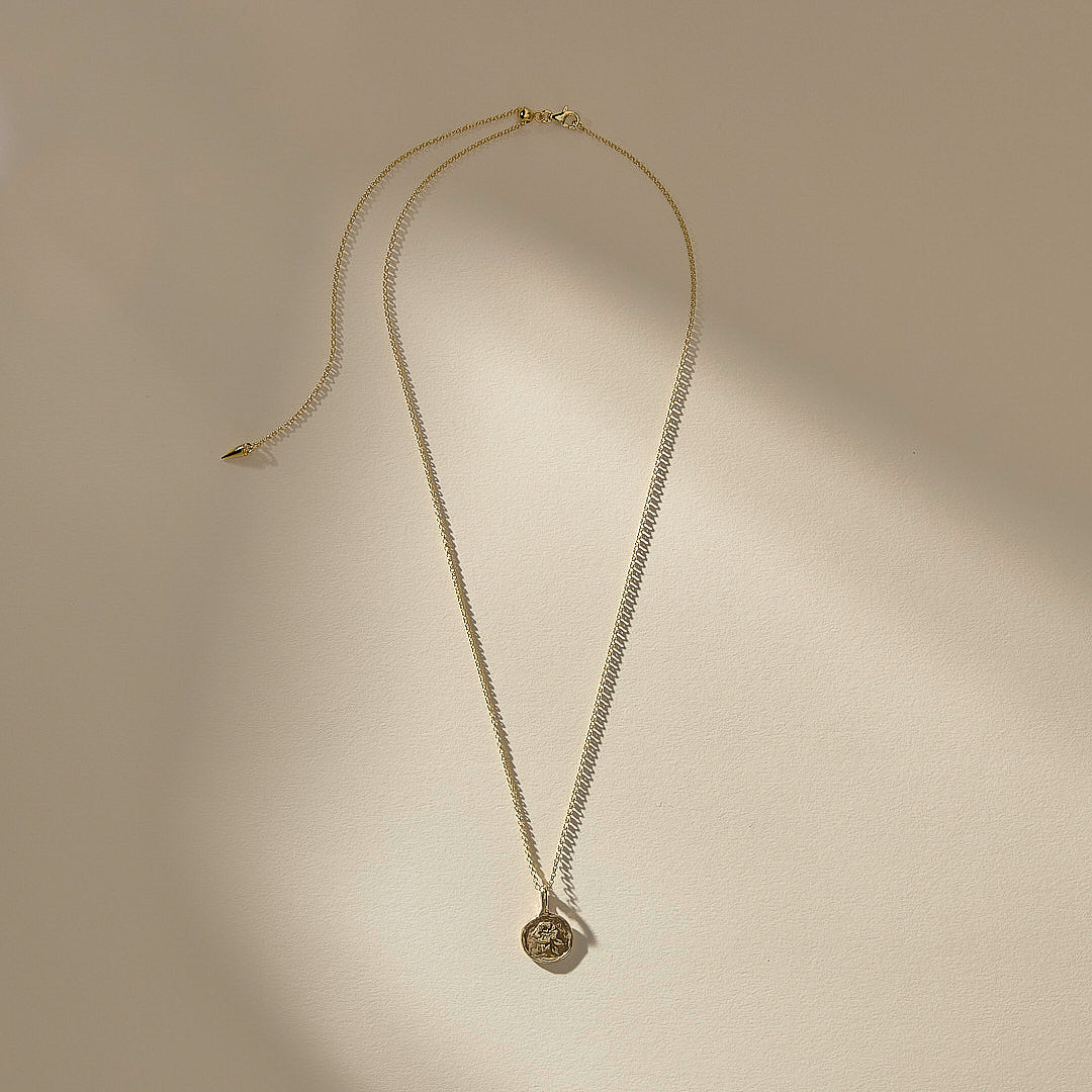 Wild Rose Necklace | Gold