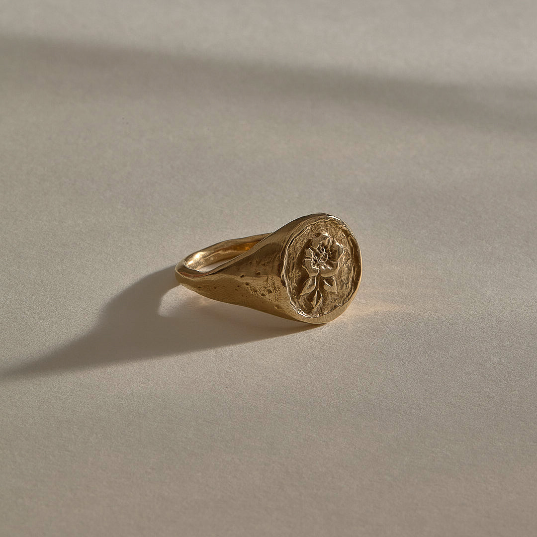 Wild Rose Ring | Gold