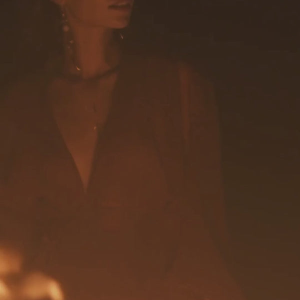 Gathering the Bones Earrings | Bronze