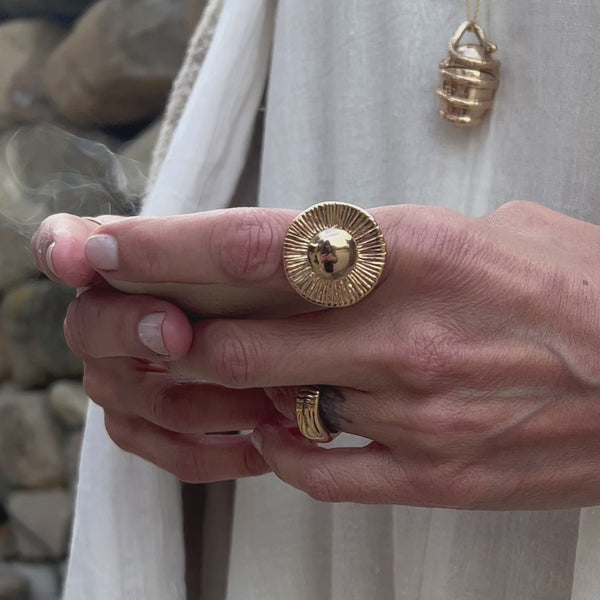 Heart of the Sun Ring | Silver