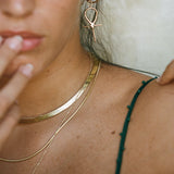 Fehu 4.5mm Herringbone Necklace | Silver