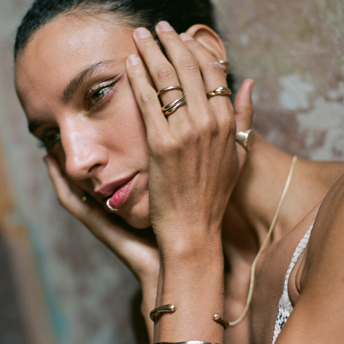 The Gold Mist Ring