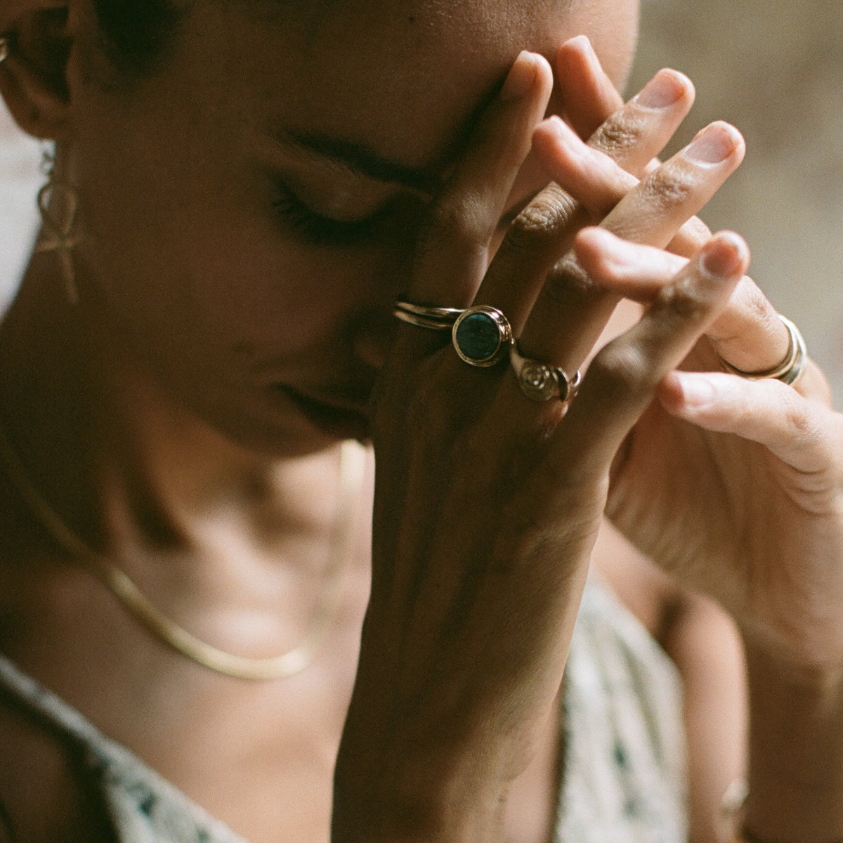 Reverie Jasper Amulet Ring II