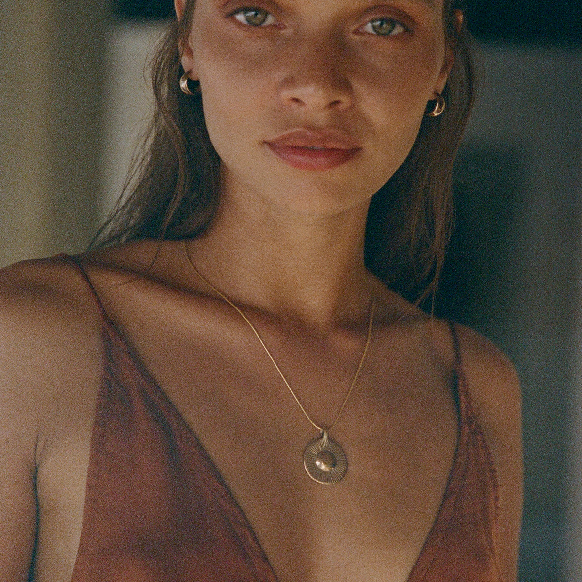 Heart of the Sun Necklace | Gold