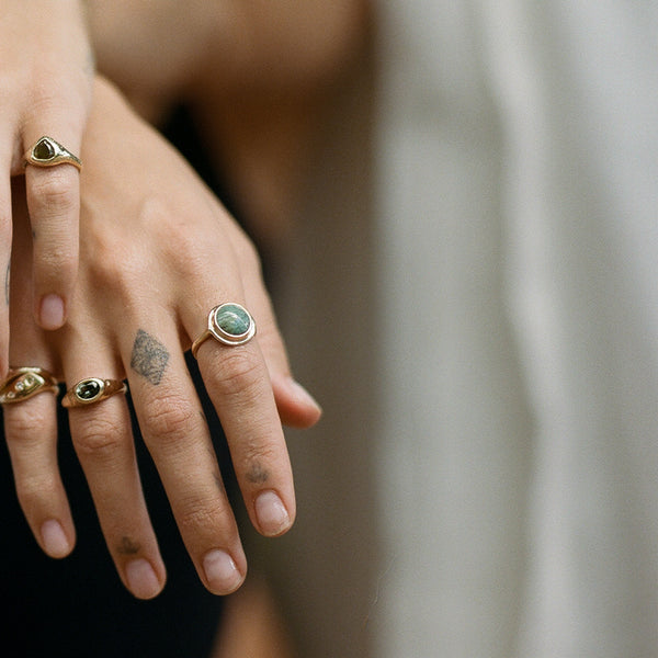 Reverie Jasper Amulet Ring II