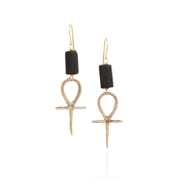 Ankh Earrings