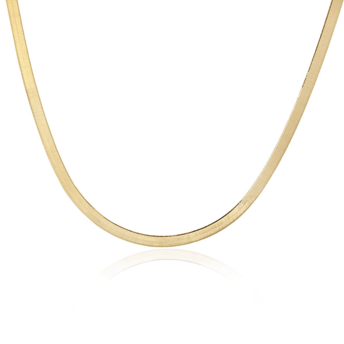 Fehu 4.5mm Herringbone Necklace