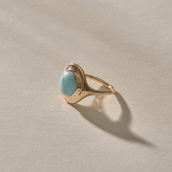 The Elysian Larimar Ring