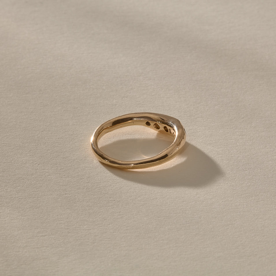 Eros Champagne Diamond Band