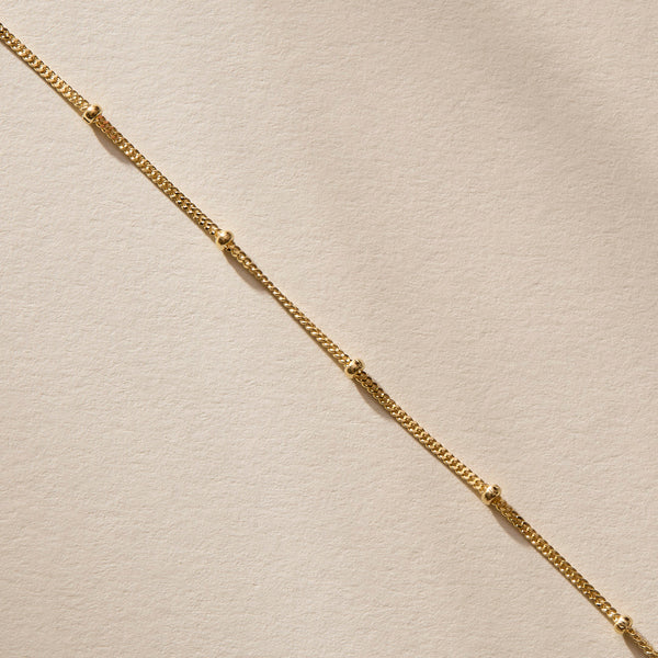 14k Gold Eros Satellite Chain Necklace