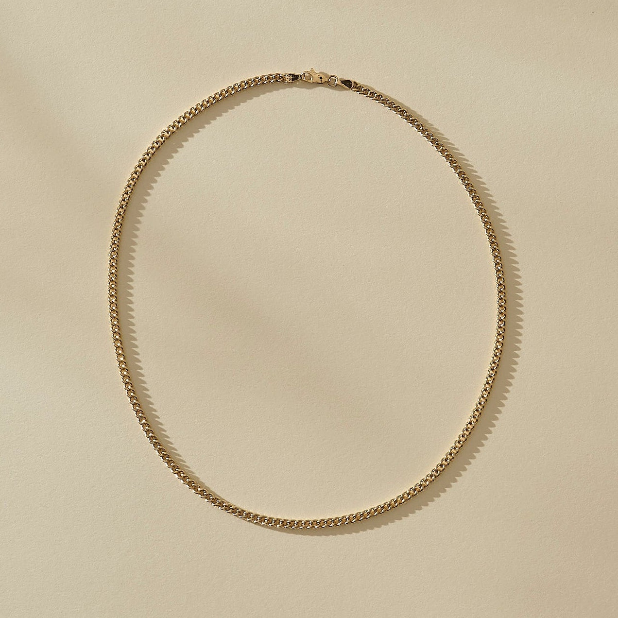 Luz Curb Chain Necklace | Gold
