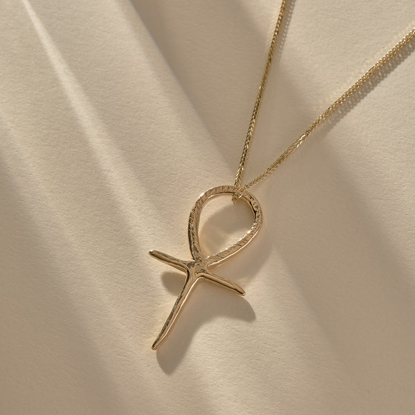 The Gold Ankh Necklace
