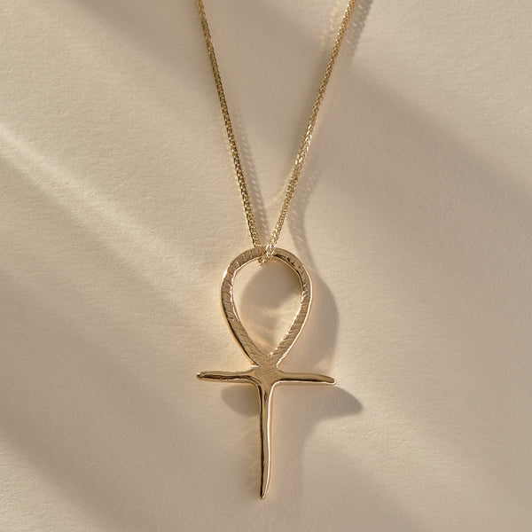 The Gold Ankh Necklace