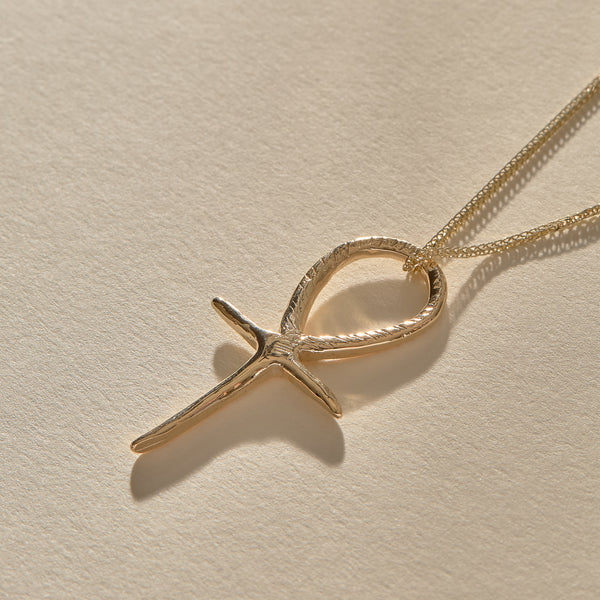 The Gold Ankh Necklace