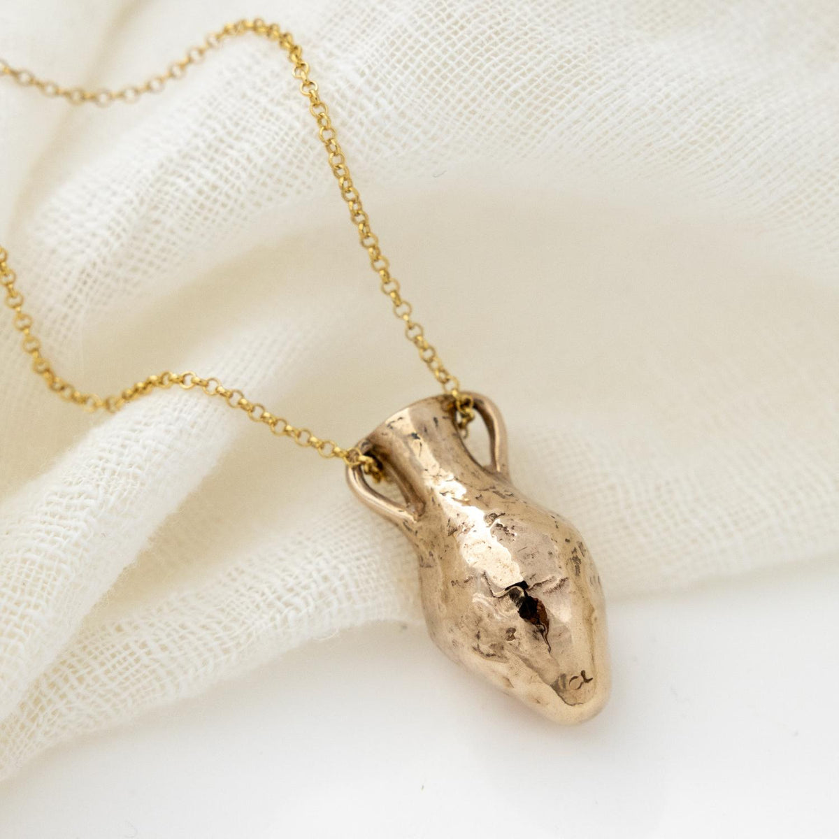 The Bronze Amphora Necklace