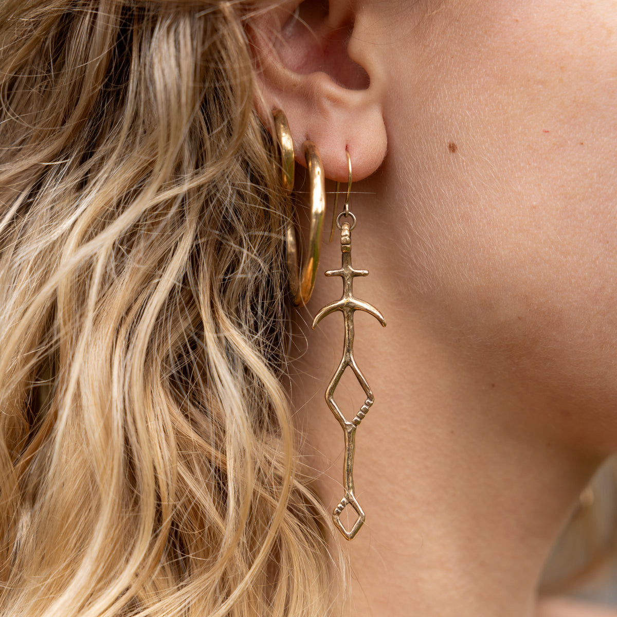 Panah Amulet Earrings | Gold