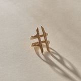 Akash Shield Ring | Bronze