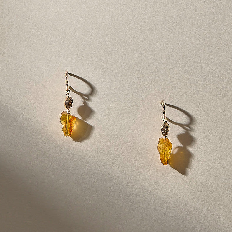 Taiyō Amber Hoops