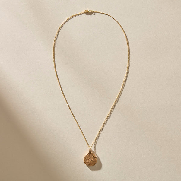 Gold Ancient Coin Necklace