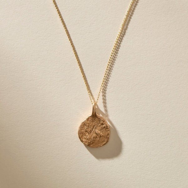 Gold Ancient Coin Necklace