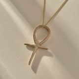 Ankh Necklace | Bronze