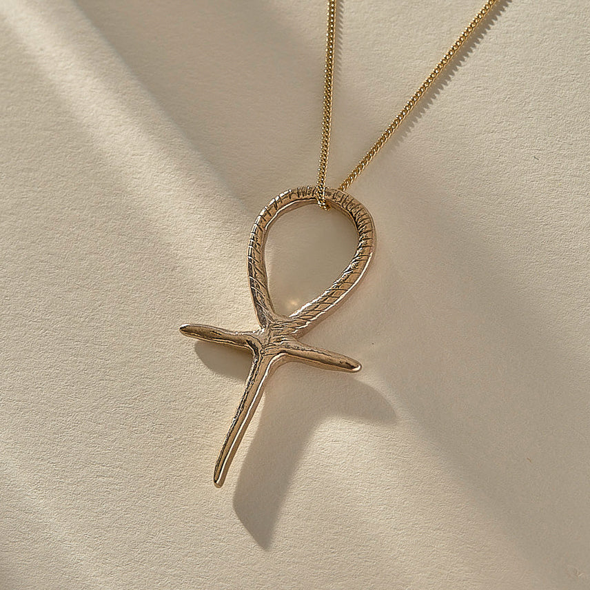 The Bronze Ankh Necklace Ethically Made Jewelry by Catori Life