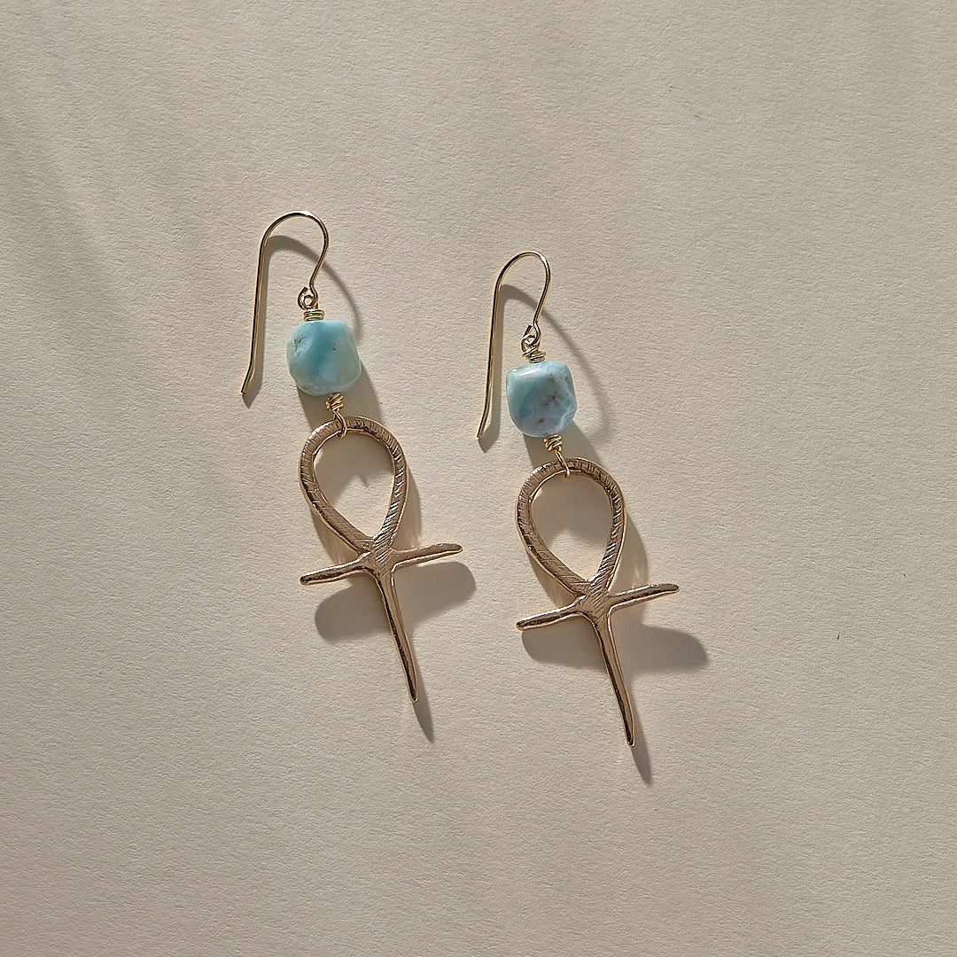 Ankh Earrings